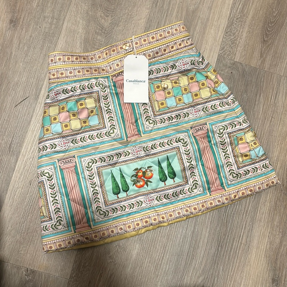 Casablanca Quilted Skirt